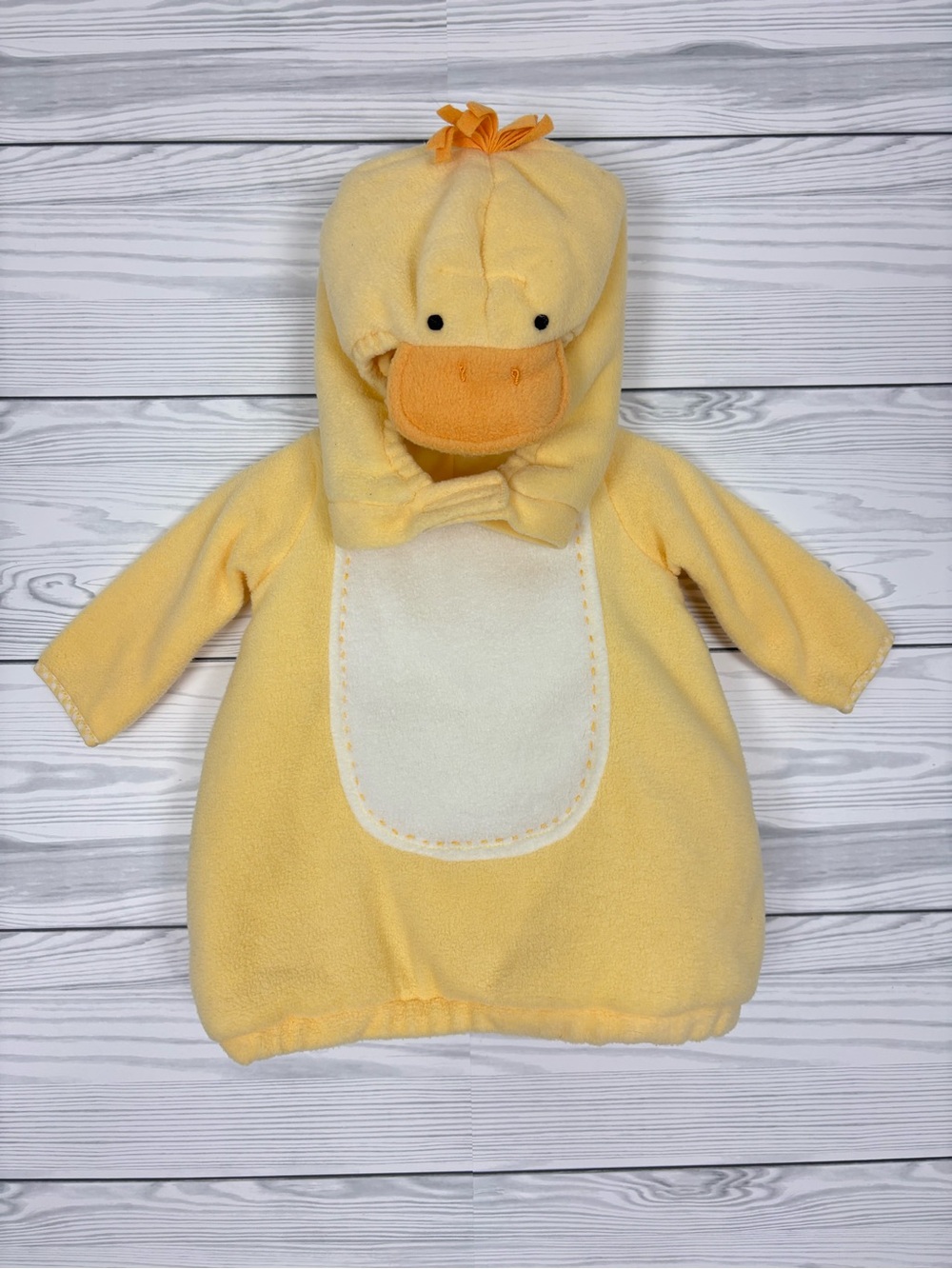 Pottery barn baby duck duckling Halloween costume WITH candy bag size 0-6 months